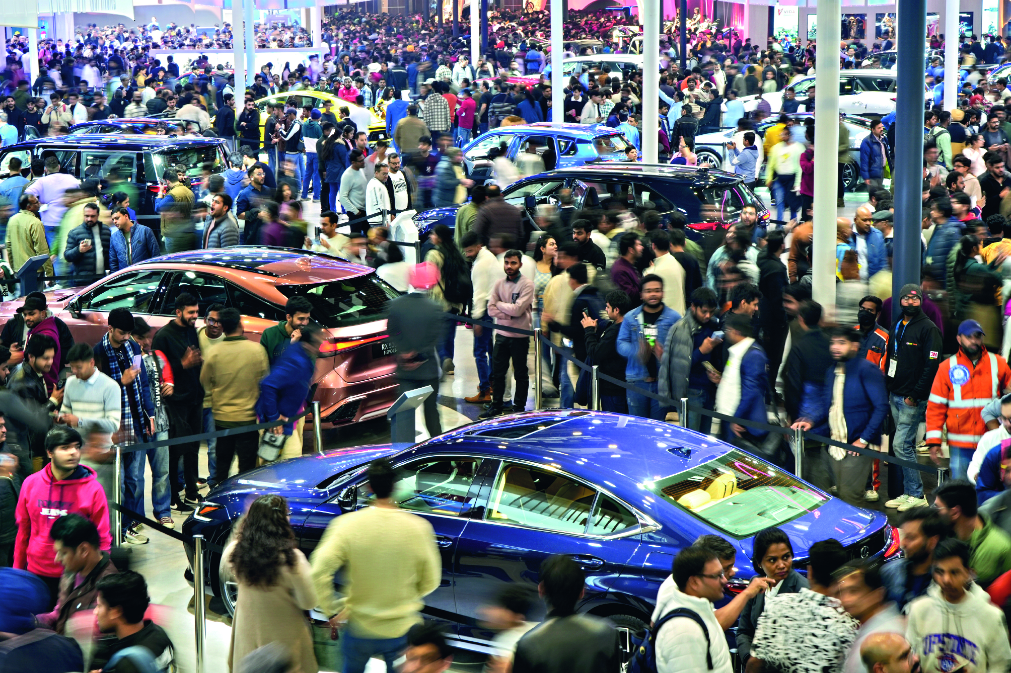 Bharat Mobility Show ends;   Centre mulls annual edition