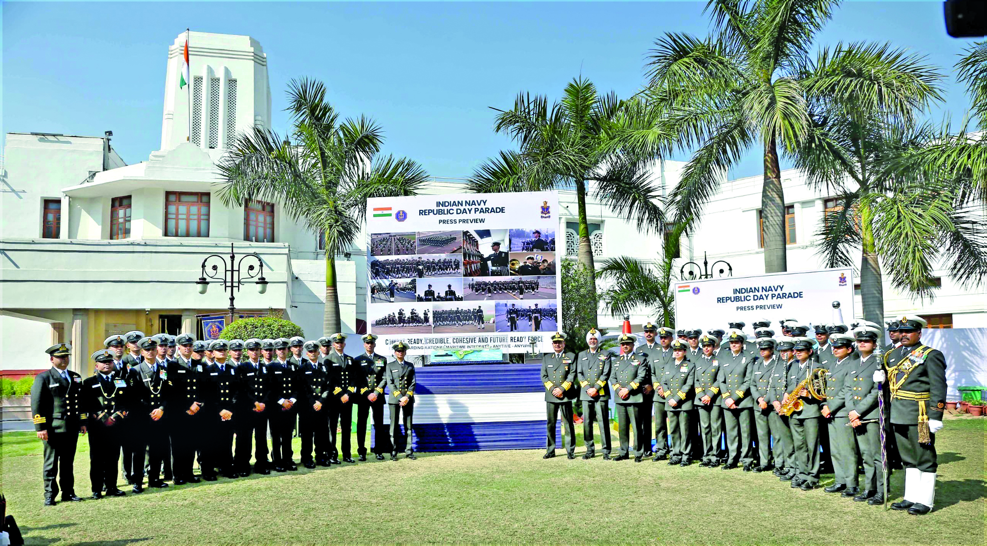 Navy’s R-Day tableau to showcase 3 newly commissioned frontline combatants Navy’s R-Day tableau to showcase 3 newly commissioned frontline combatants