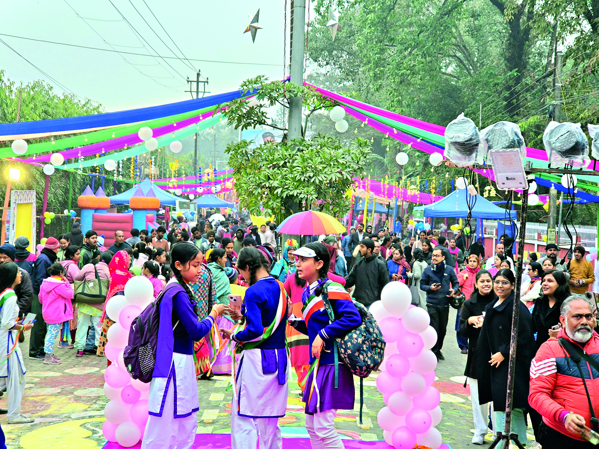 Jalpaiguri’s ‘Happy Street’ event brings streets alive with colourful activities