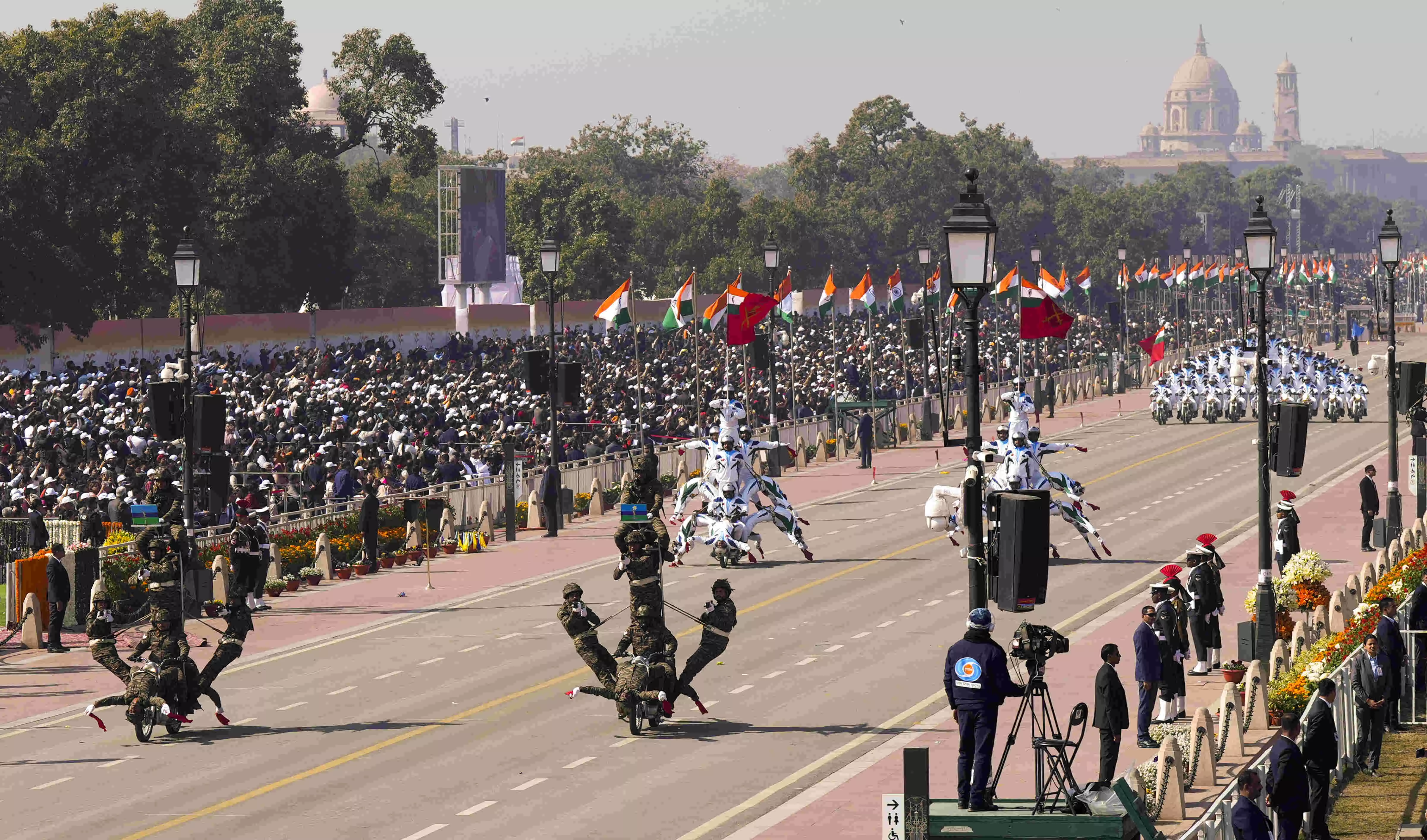 Indias diverse cultural heritage, military might on display at 76th Republic-Day parade