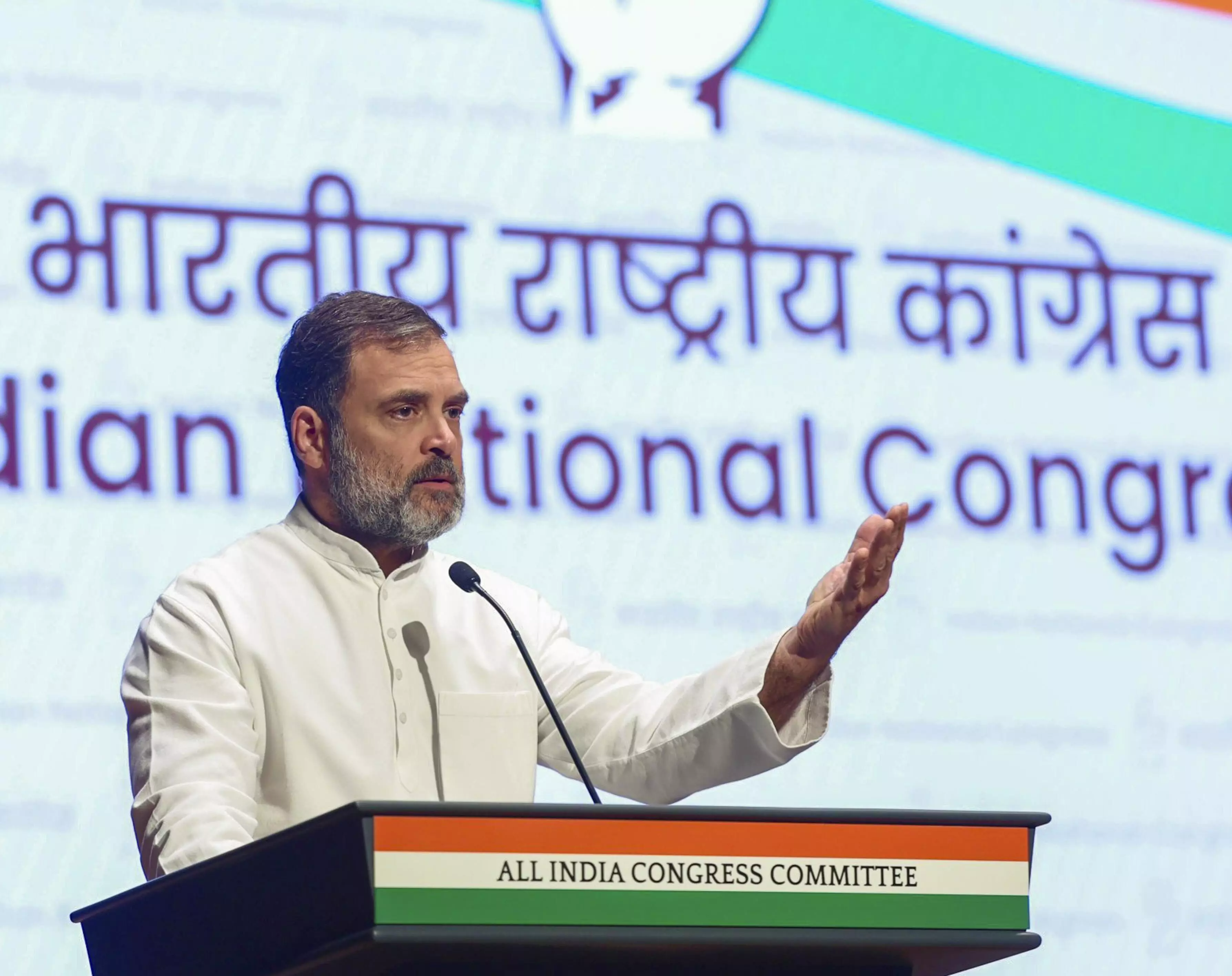 Rahul accuses BJP-RSS of insulting Ambedkar, Constitution