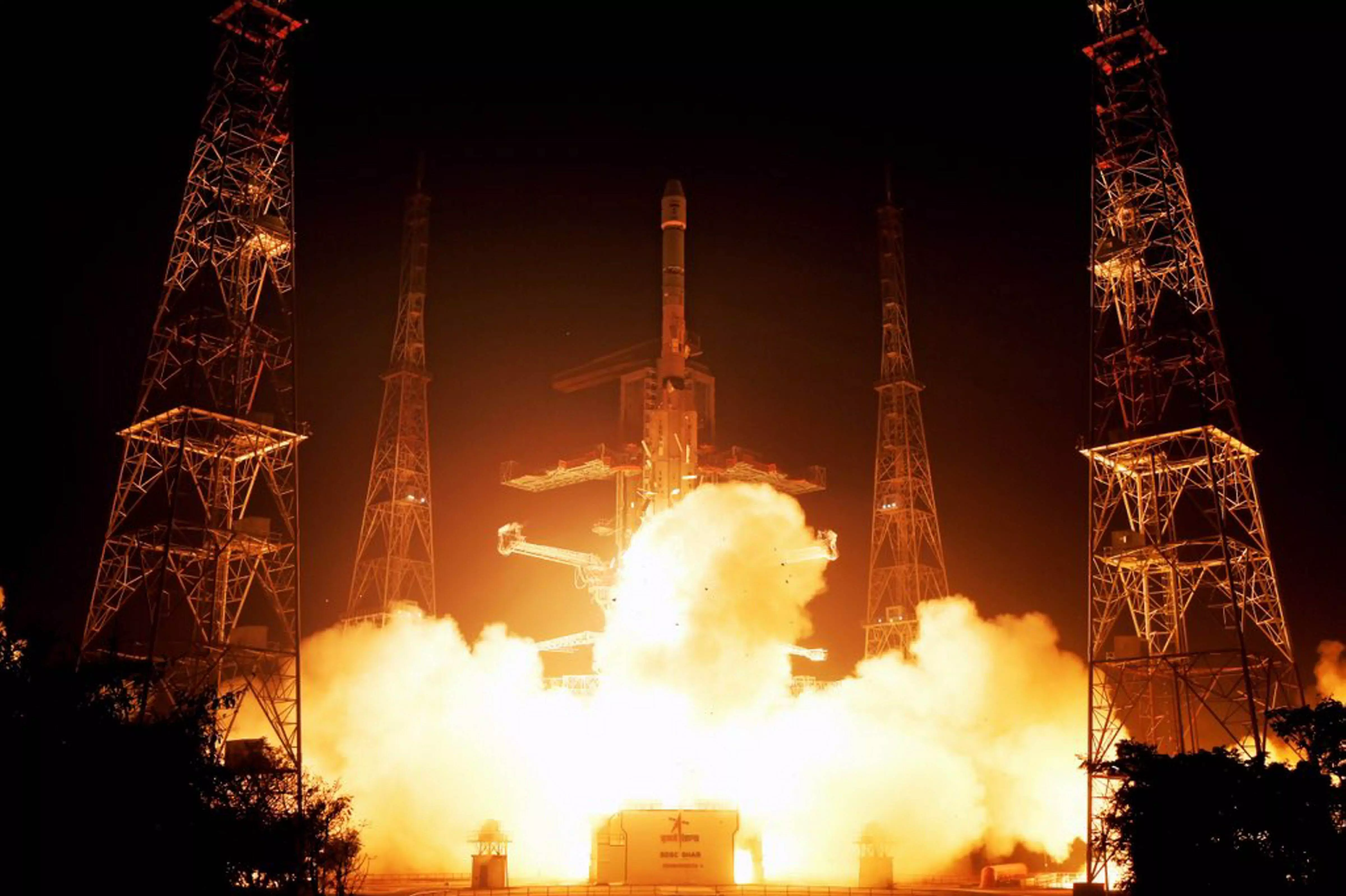 ISRO marks 100th launch with successful navigation satellite mission ISRO marks 100th launch with successful navigation satellite mission