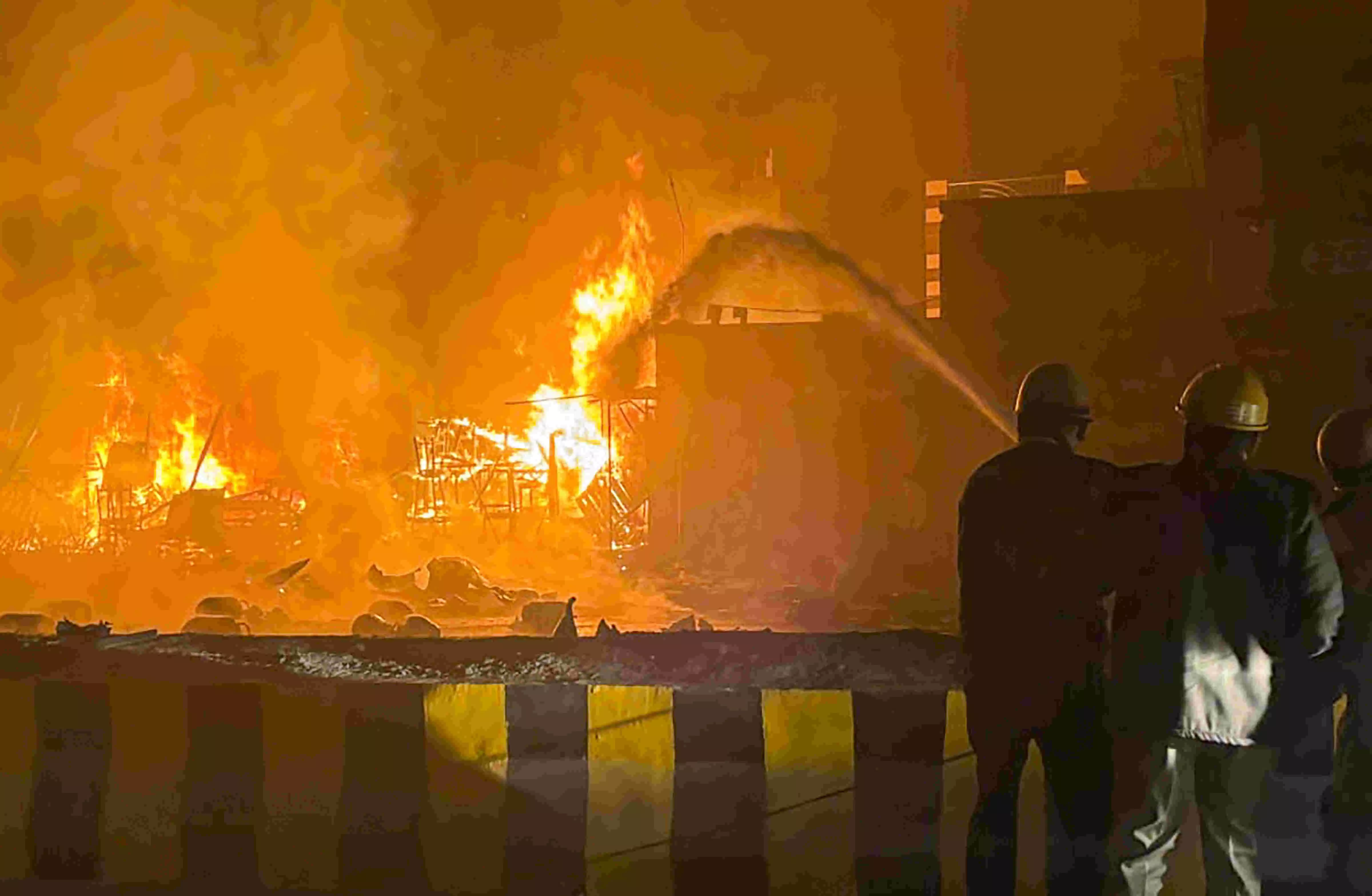 Over 60 LPG cylinders loaded in truck explode in Ghaziabad; 4 shops charred