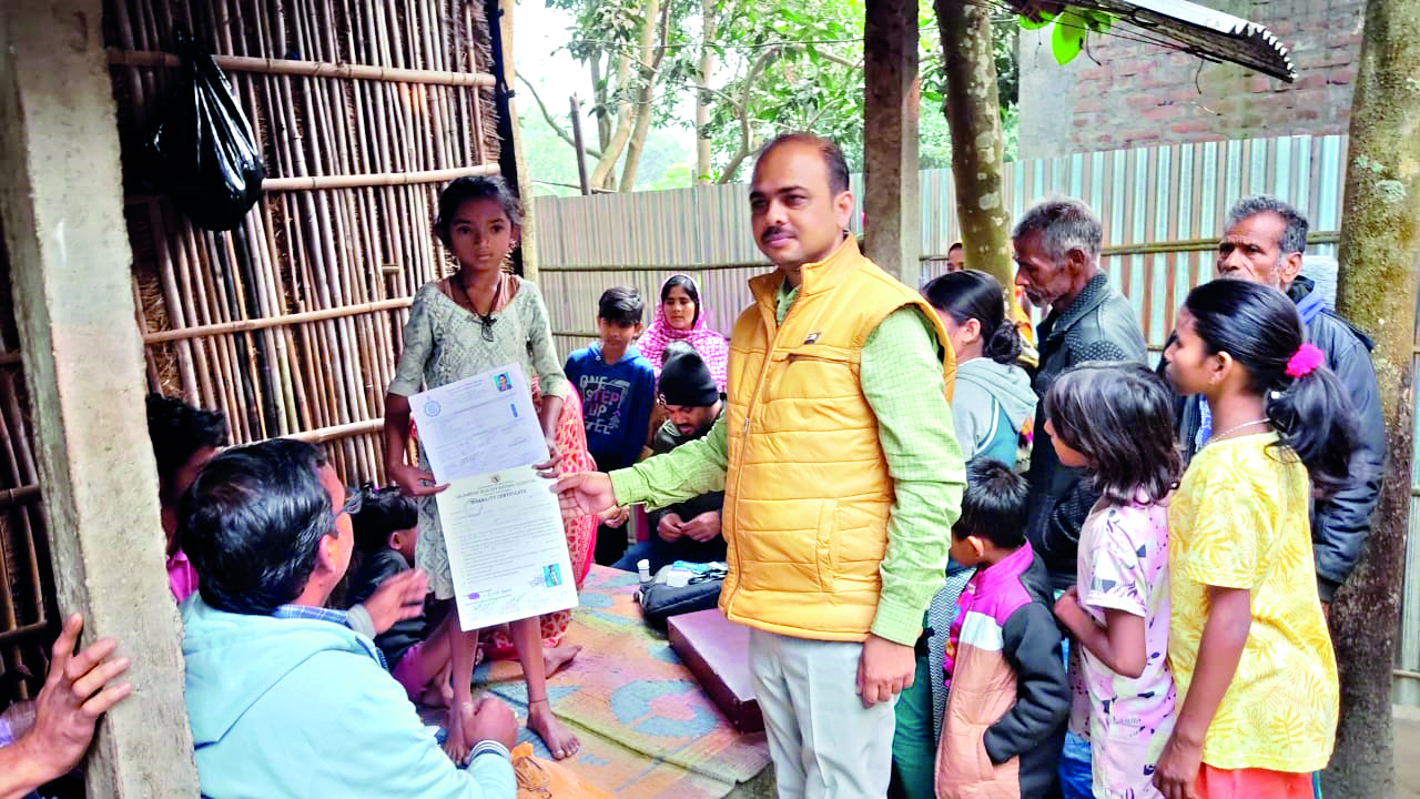 Chopra BDO assures assistance to family with four disabled members