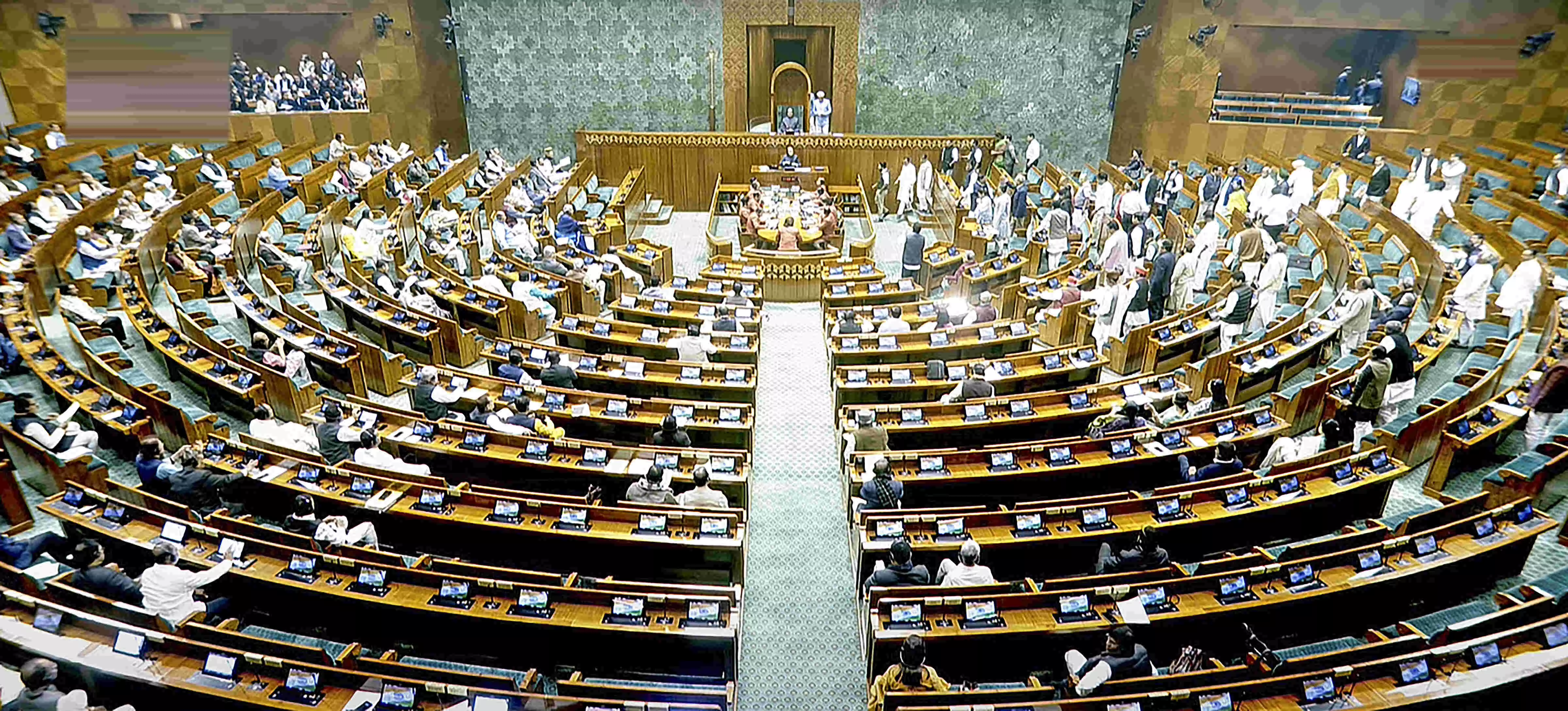 Lok Sabha takes up 18 questions amid noisy opposition protests over Kumbh stampede