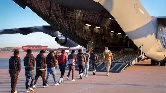 US intensifies immigration crackdown, begins deportation of illegal Indian migrants US intensifies immigration crackdown, begins deportation of illegal Indian migrants