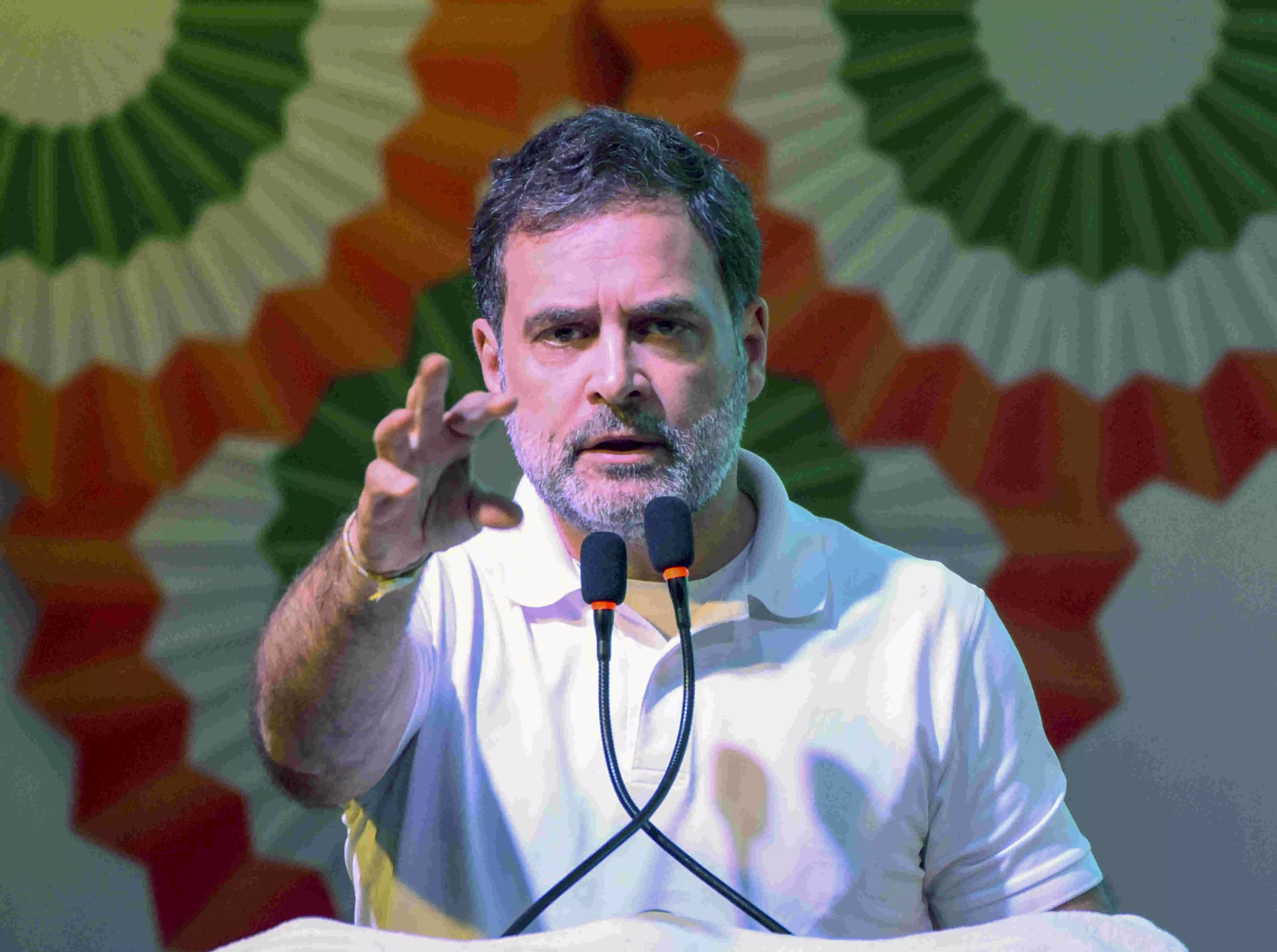 Constitution under attack from BJP-RSS combine: Rahul Gandhi Constitution under attack from BJP-RSS combine: Rahul Gandhi