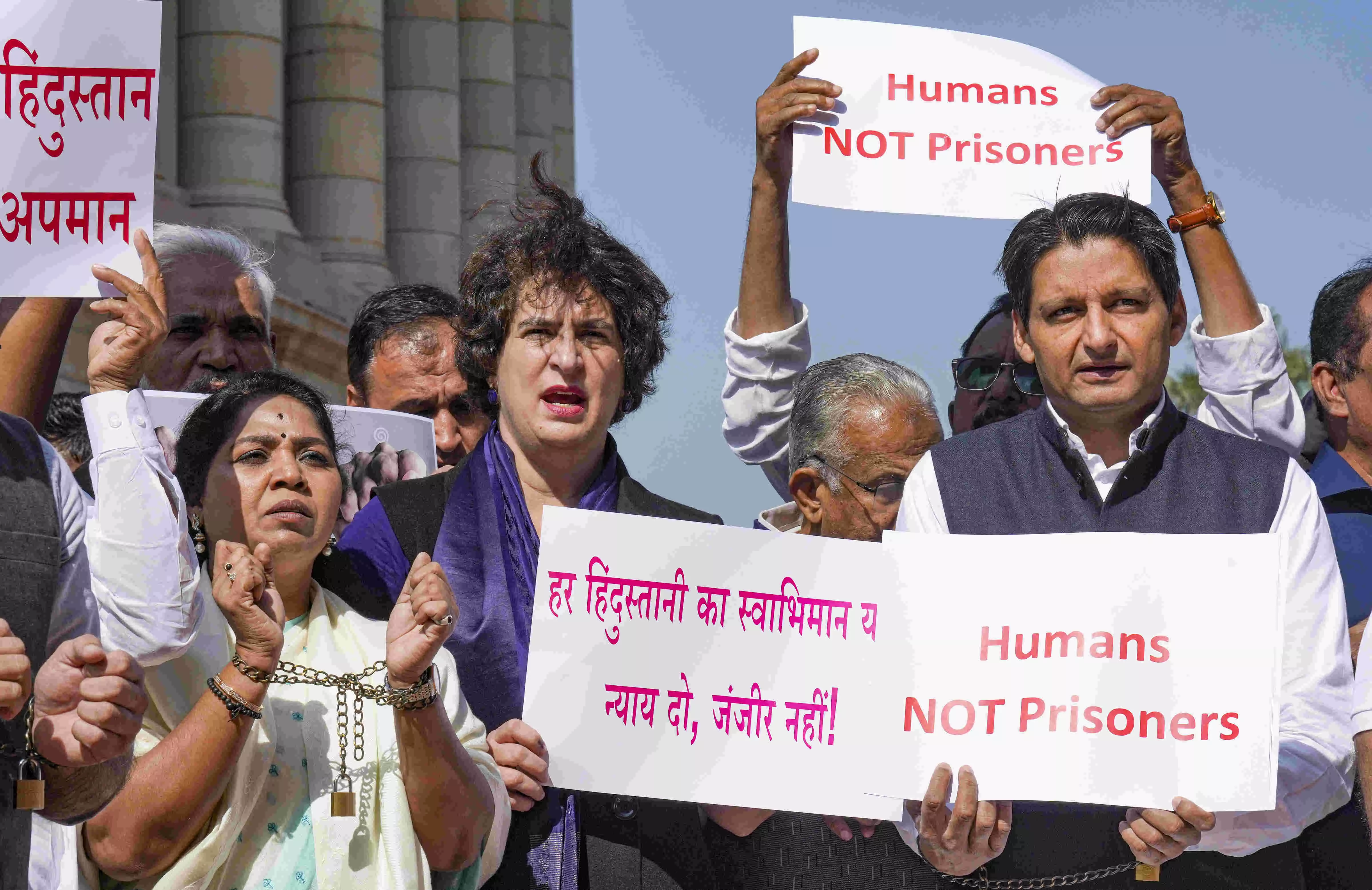 It was said Modi-Trump good friends, why did PM let this happen: Priyanka on Indians deportation