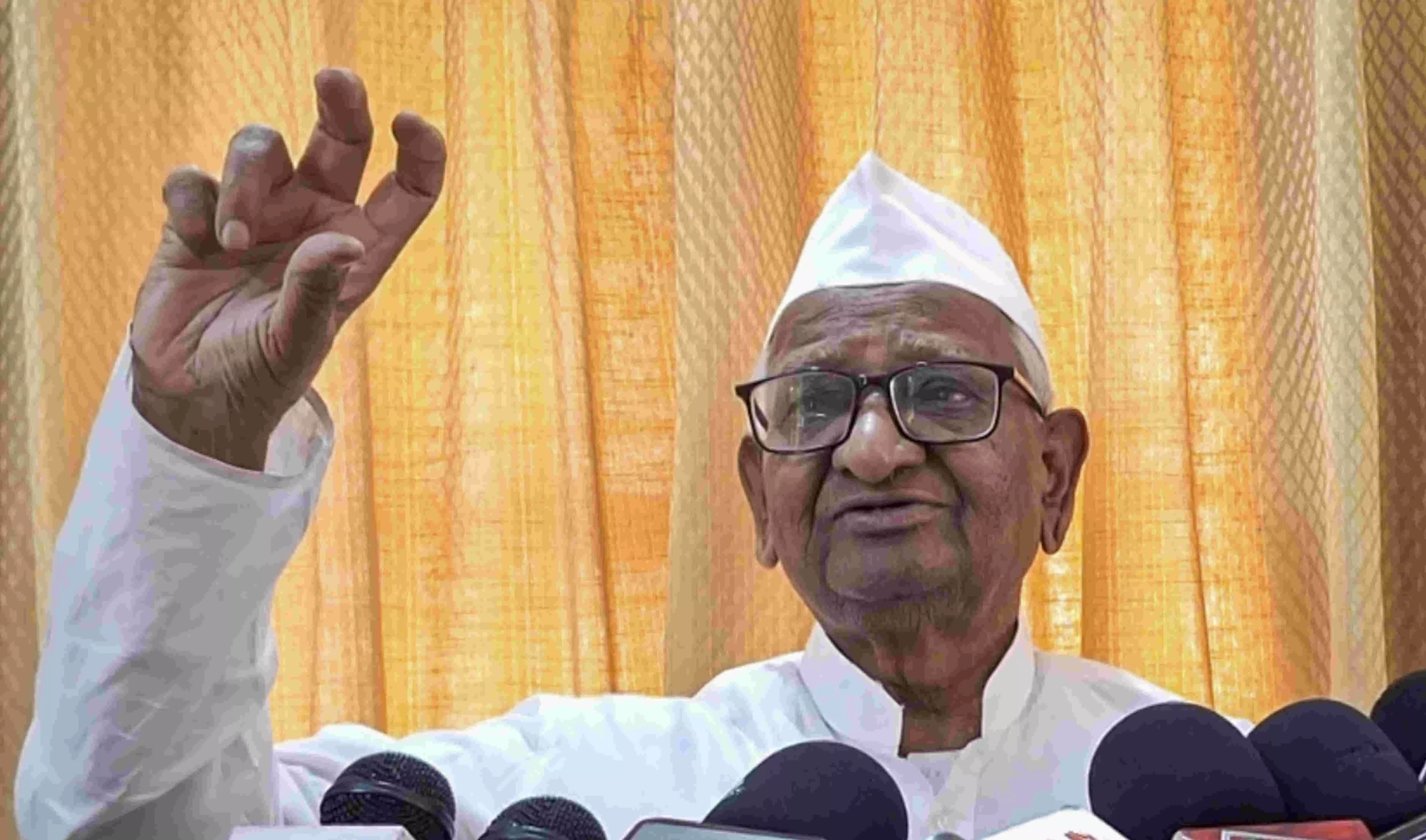 AAP drowned due to liquor policy, focus on money: Anna Hazare