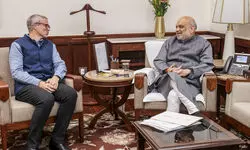 JK CM Omar meets Amit Shah; discusses statehood, law and order issues JK CM Omar meets Amit Shah; discusses statehood, law and order issues