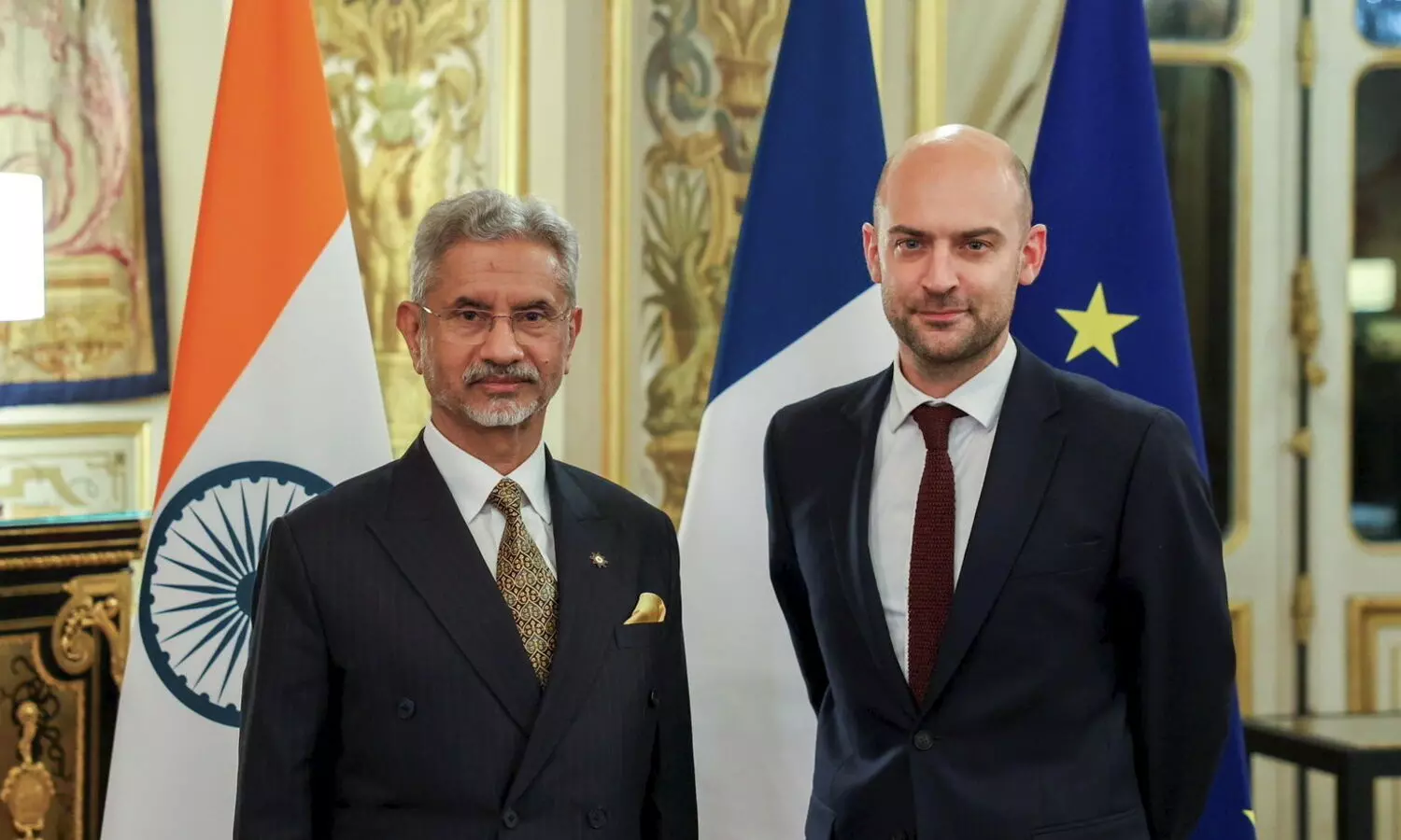EAM Jaishankar meets French counterpart Barrot in Paris