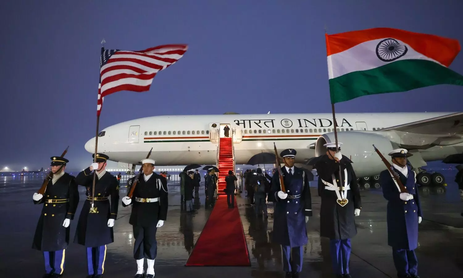 Prime Minister Modi arrives in Washington DC for bilateral meeting with President Trump
