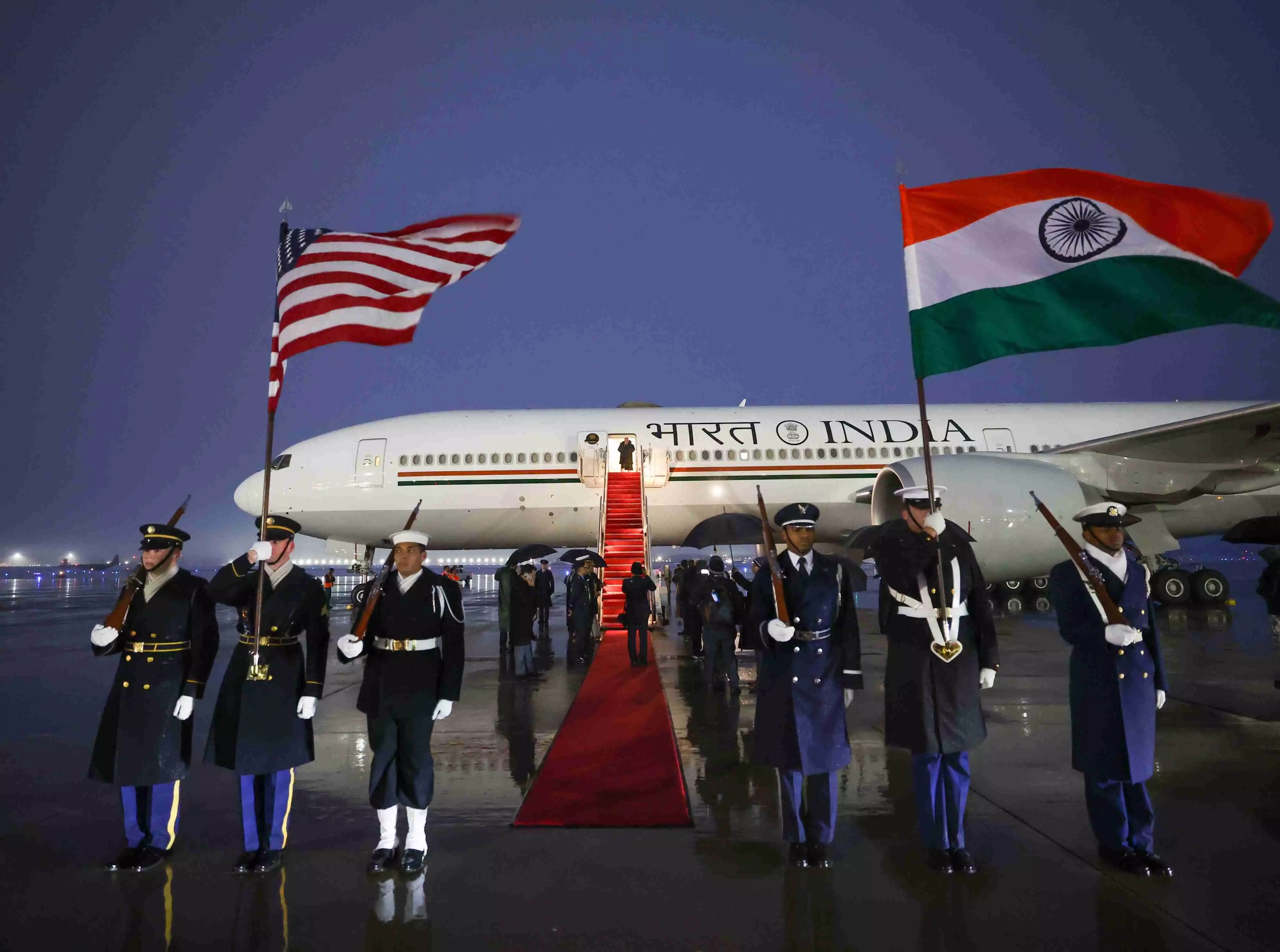 Prime Minister Modi arrives in Washington DC for bilateral meeting with President Trump