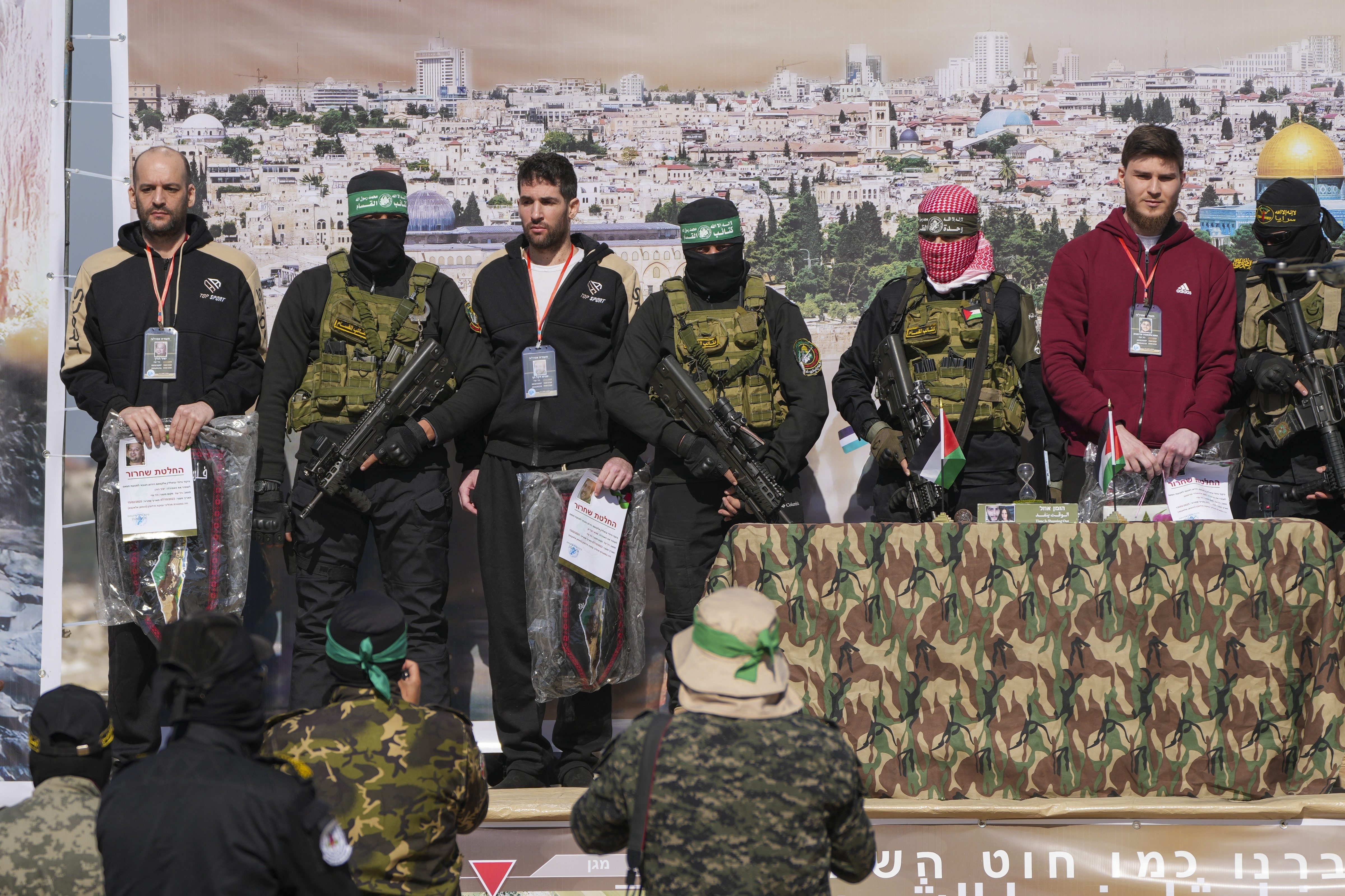 Hamas frees 3 hostages, Israel releases hundreds of prisoners as fragile ceasefire holds