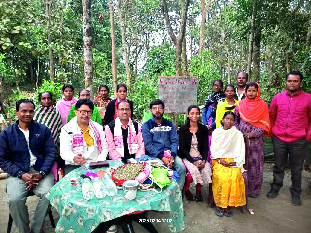 Asis Chakraborty visits tea gardens, holds discussion with members of societies Asis Chakraborty visits tea gardens, holds discussion with members of societies