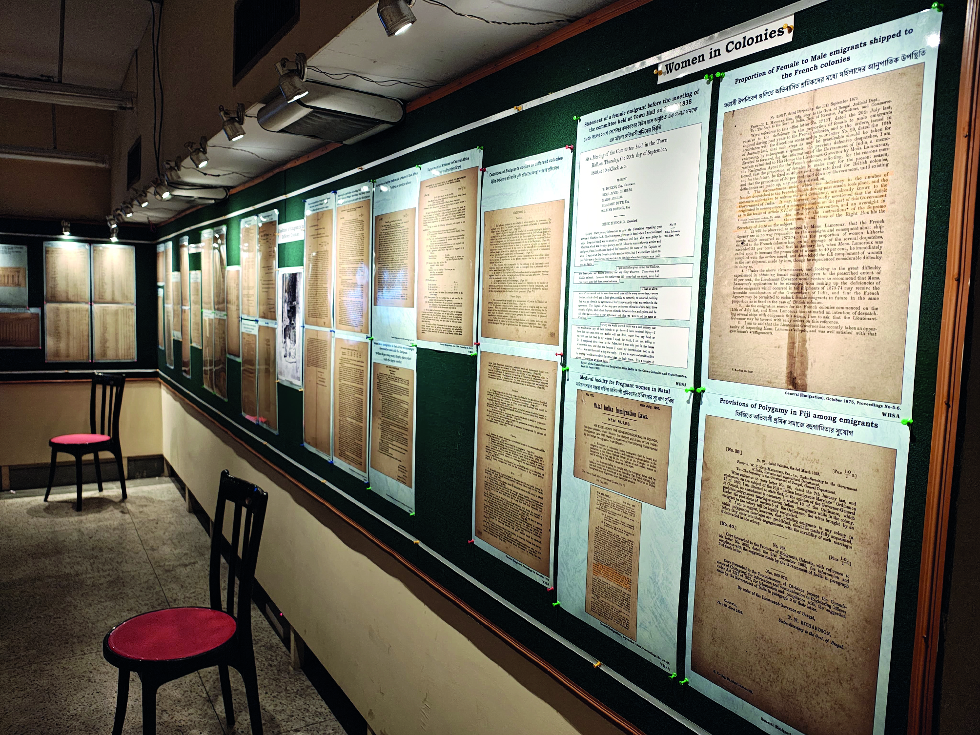 DSA ‘Archives Week’ exhibits indentured migration theme