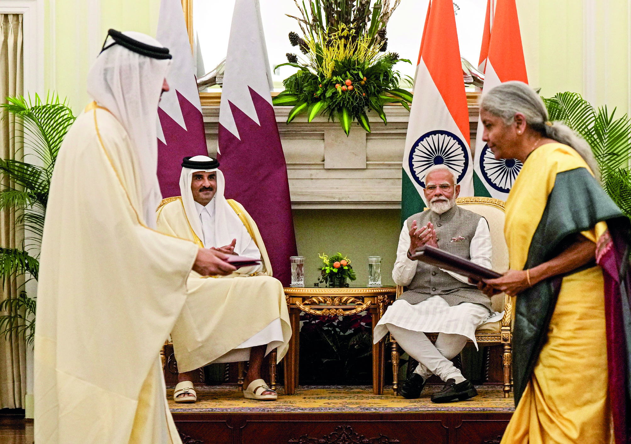 India and Qatar sign landmark MoUs to strengthen bilateral ties India and Qatar sign landmark MoUs to strengthen bilateral ties