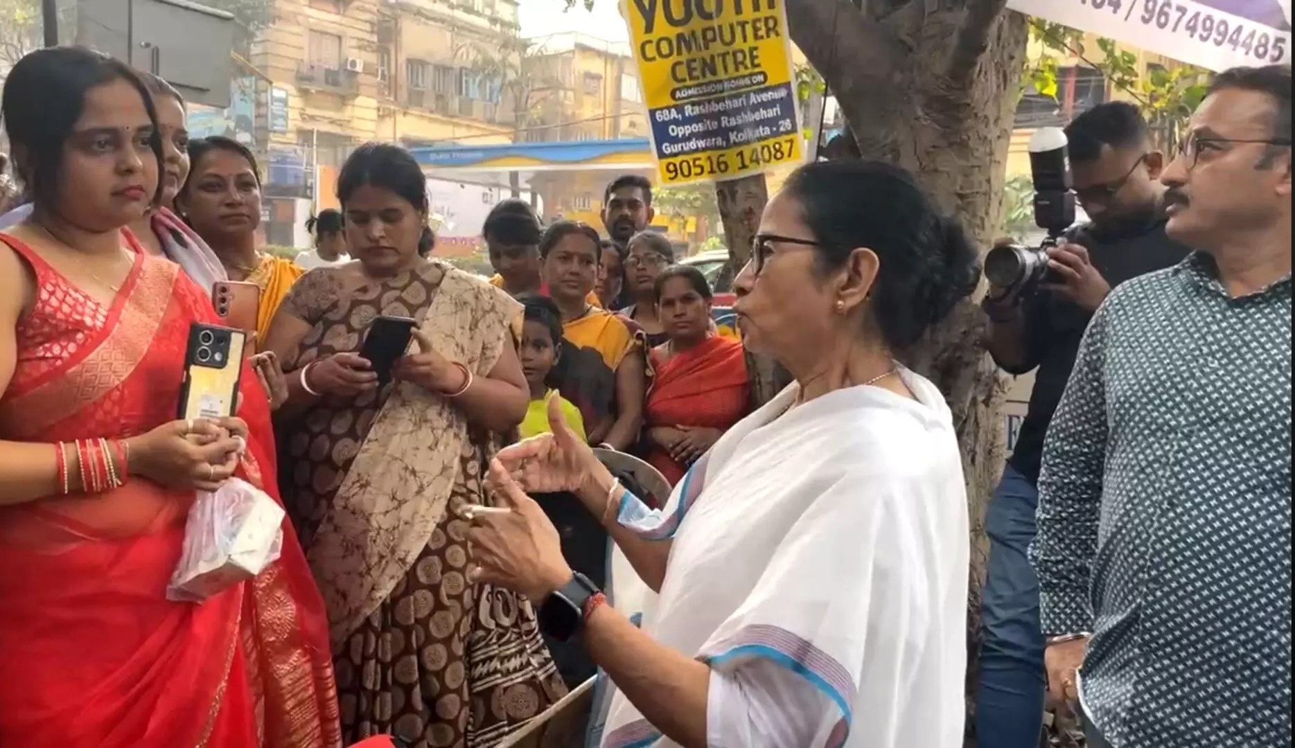 Mamata visits school, wishes good luck to state board examinees Mamata visits school, wishes good luck to state board examinees