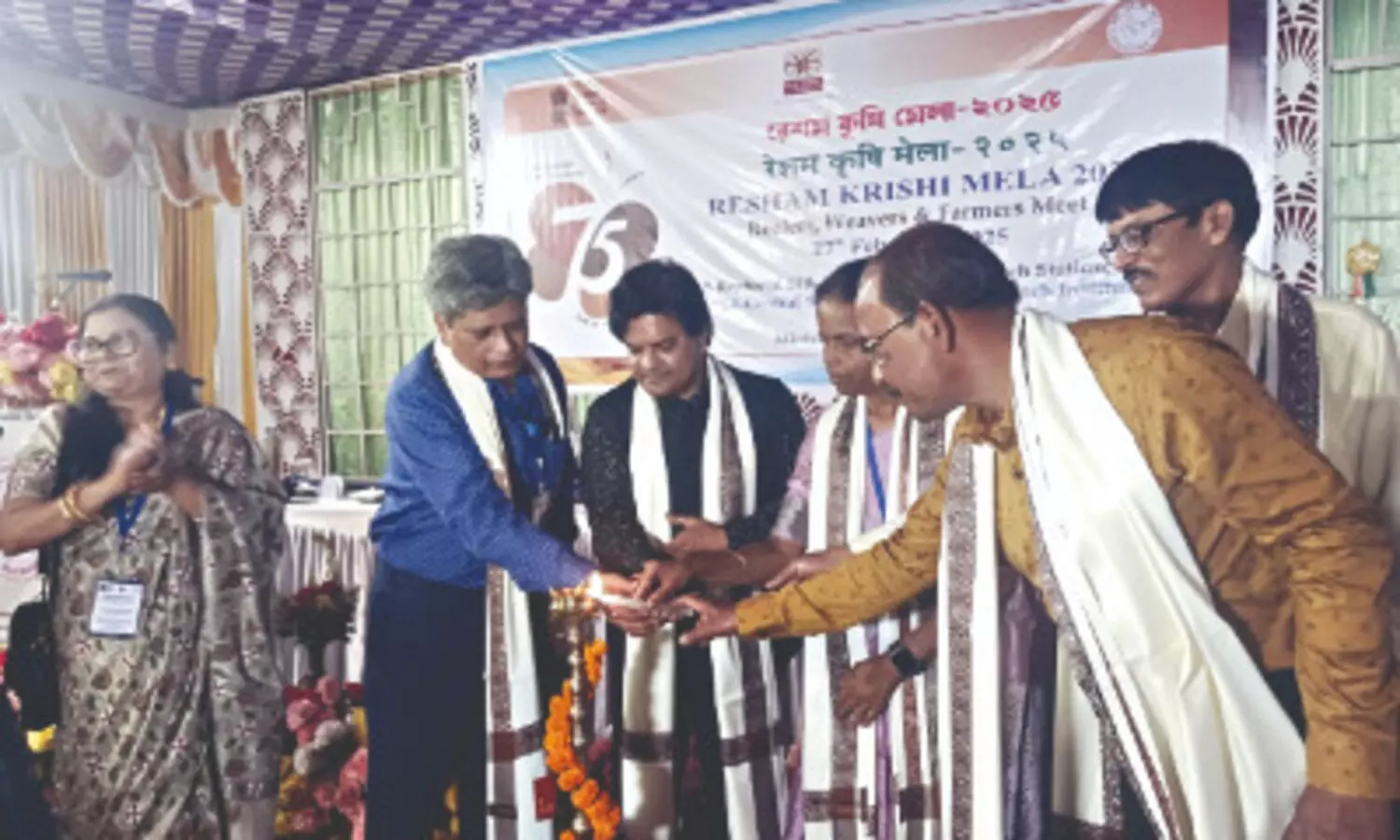 Boost to silk industry: Resham Krishi Mela 2025 kicks off in Malda