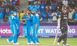 Shreyas fifty and Varun’s fifer help India beat New Zealand by 44 runs