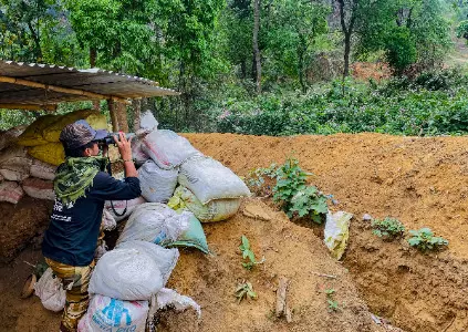 Manipur: 42 more firearms surrendered, 5 illegal bunkers destroyed Manipur: 42 more firearms surrendered, 5 illegal bunkers destroyed