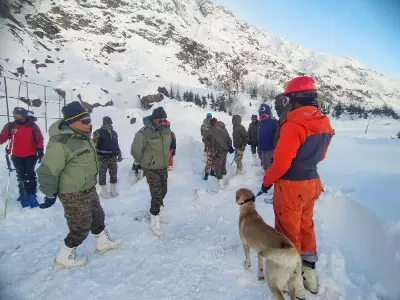 Bodies of four more missing workers recovered from avalanche site, rescue operation ends Bodies of four more missing workers recovered from avalanche site, rescue operation ends