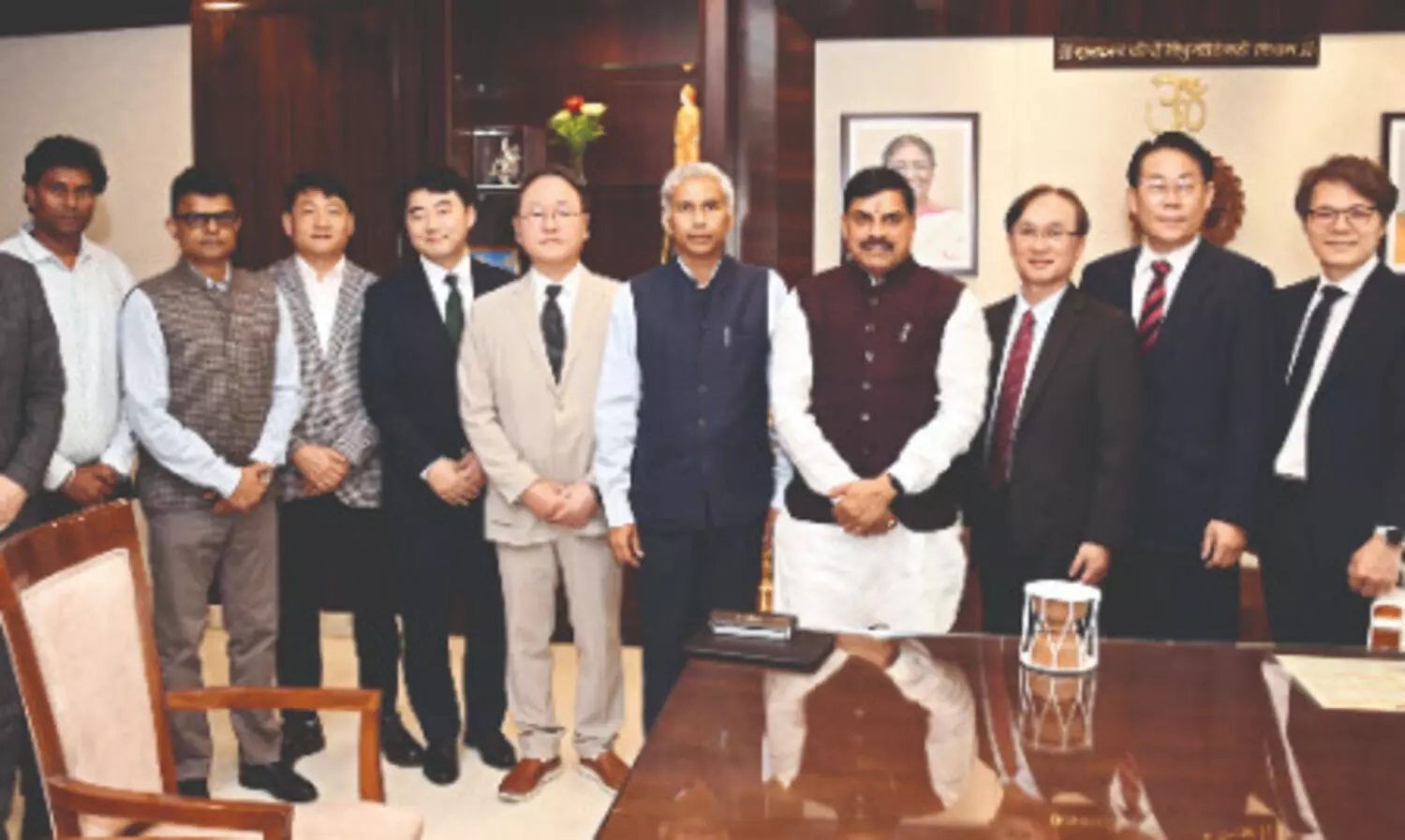 South Korea’s ECDS Group meets CM Mohan Yadav, offers to invest in Madhya Pradesh