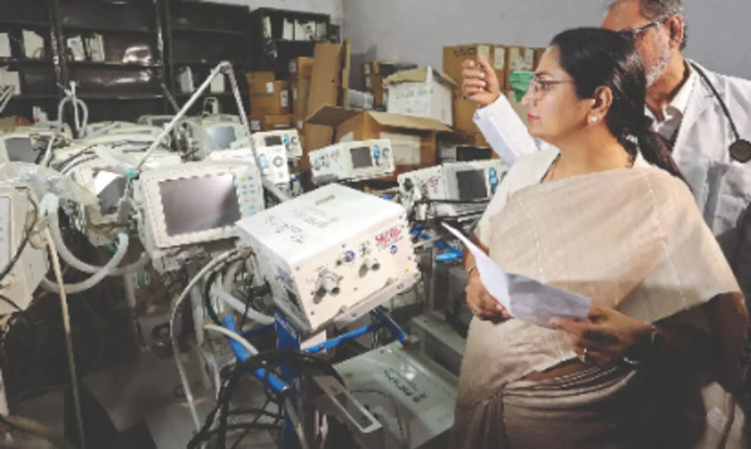 CM slams AAP’s health model, calls it ‘zero’