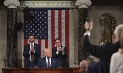 Trump sets record for longest annual presidential address to Congress, took credit for swift action in reorienting US economy, immigration