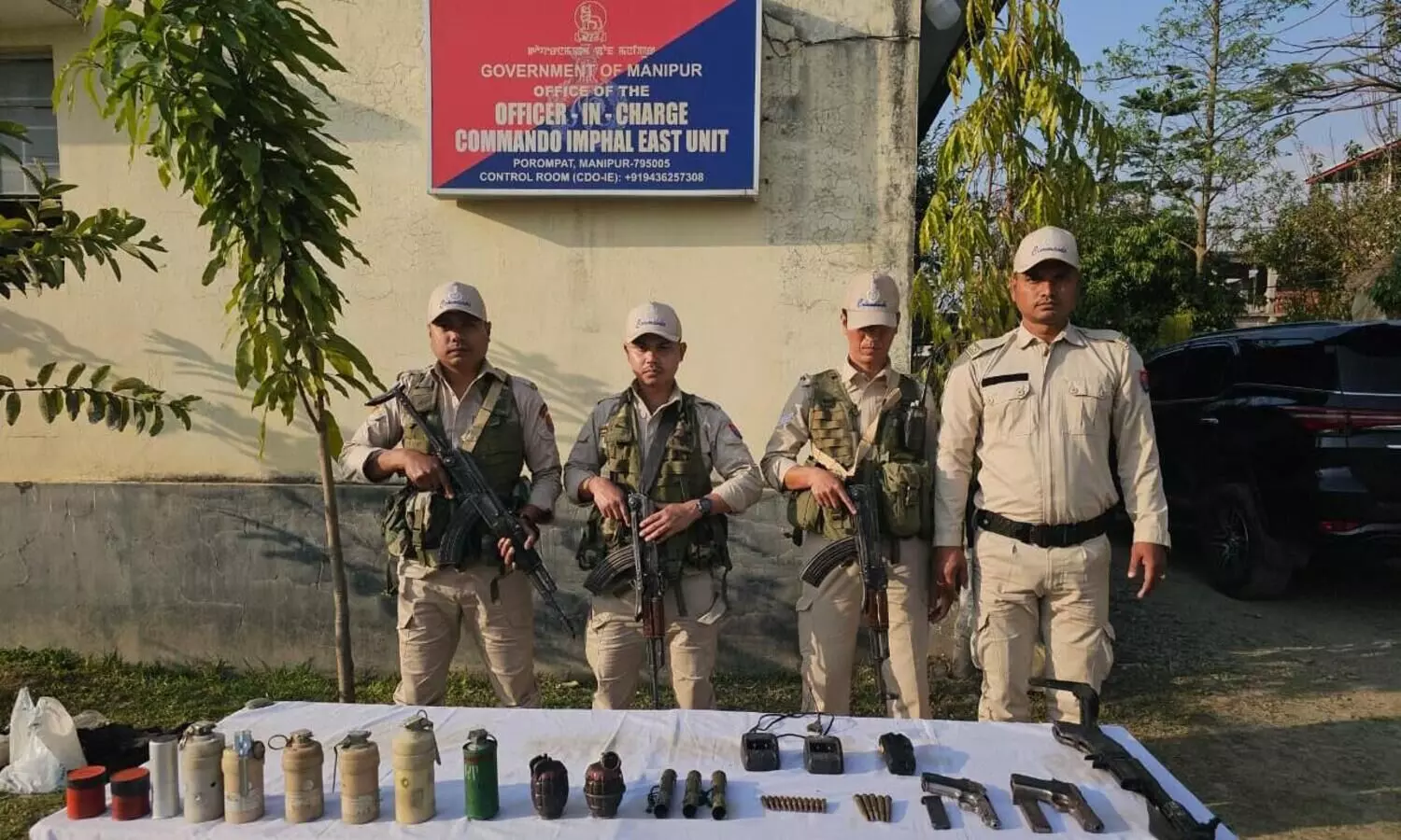 32 more arms surrendered in three Manipur districts