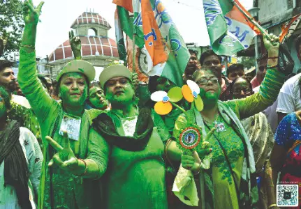TMC wins three cooperative polls   in three districts