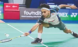 Lakshya comes from behind, Prannoy shown door in Rd 1