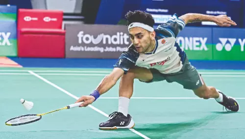 Lakshya comes from behind, Prannoy shown door in Rd 1 Lakshya comes from behind, Prannoy shown door in Rd 1