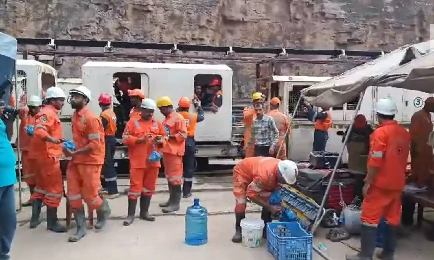 Telangana tunnel collapse: Search ops pick up pace to locate seven missing persons