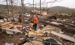 At least 26 dead in massive US storm after Kansas reports 8 fatalities