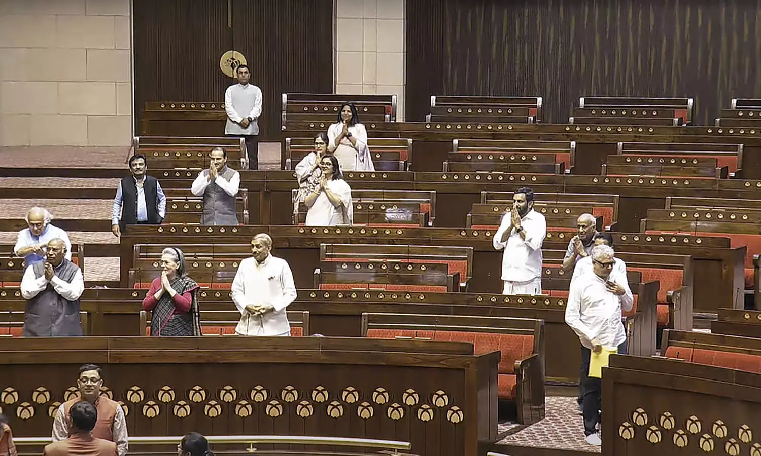 Oppn walks out of Rajya Sabha after discussion on duplicate voter ID disallowed