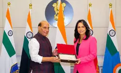 In meeting with Gabbard, Rajnath flags concerns over SFJs activities in US