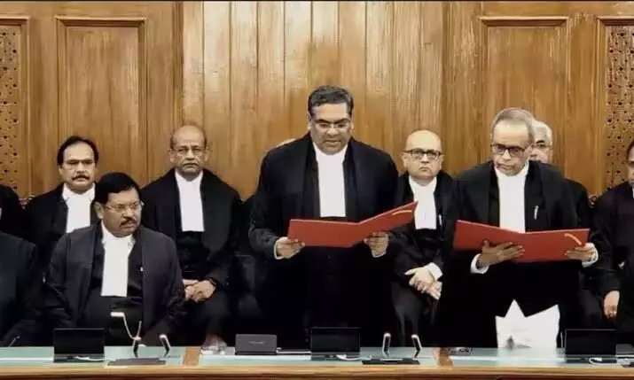 Justice Joymalya Bagchi of Calcutta HC takes oath as SC judge Justice Joymalya Bagchi of Calcutta HC takes oath as SC judge