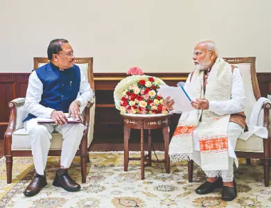 Chhattisgarh CM Sai meets PM Modi, discusses development plan for Naxal-hit Bastar region Chhattisgarh CM Sai meets PM Modi, discusses development plan for Naxal-hit Bastar region