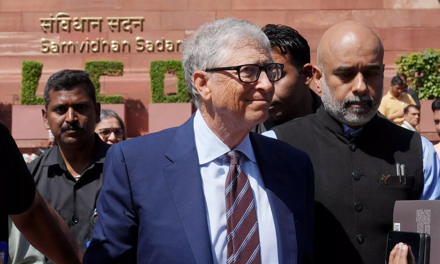Bill Gates discusses healthcare, technology with JP Nadda, Chandrababu Naidu Bill Gates discusses healthcare, technology with JP Nadda, Chandrababu Naidu
