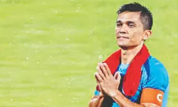 Chhetri scores on international comeback as India beat Maldives 3-0 in friendly