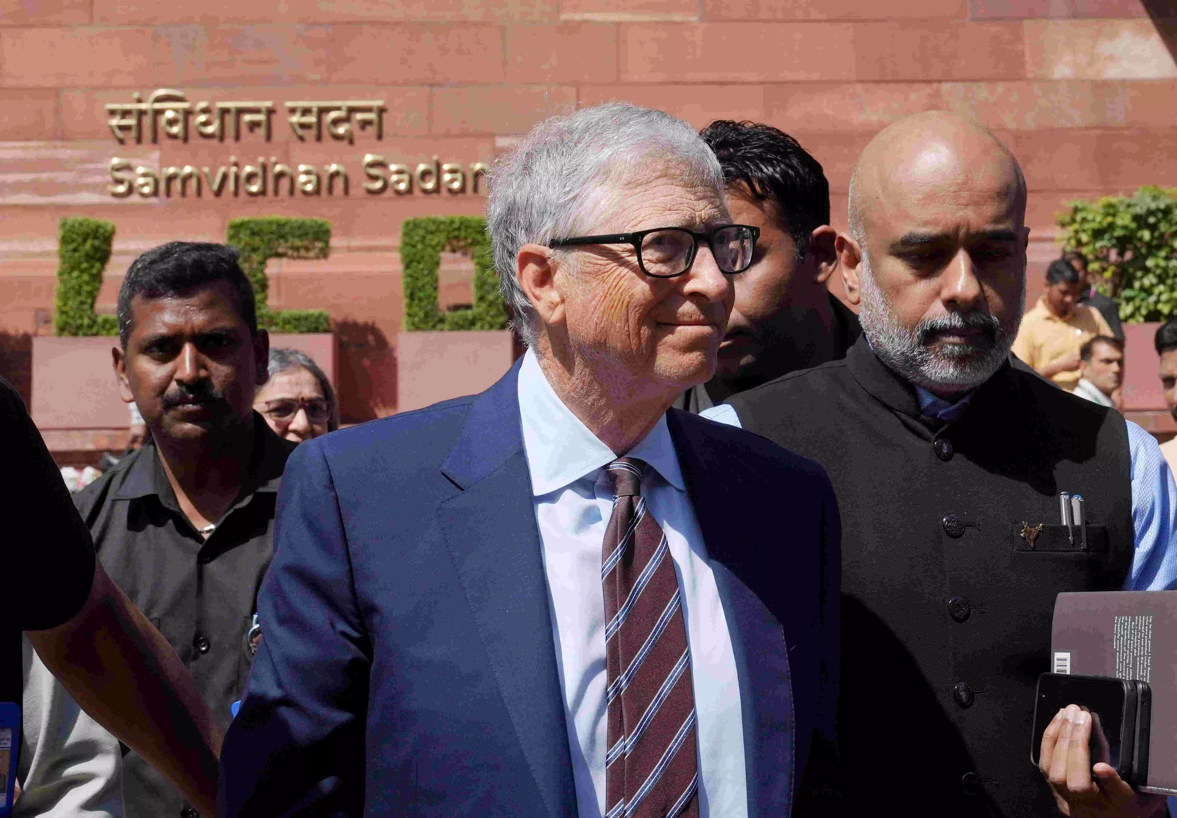 Bill Gates discusses healthcare, technology with JP Nadda, Chandrababu Naidu Bill Gates discusses healthcare, technology with JP Nadda, Chandrababu Naidu