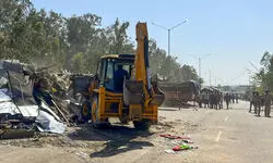 Haryana forces remove barricades to clear Shambhu-Ambala road; farmers announce dharnas Haryana forces remove barricades to clear Shambhu-Ambala road; farmers announce dharnas