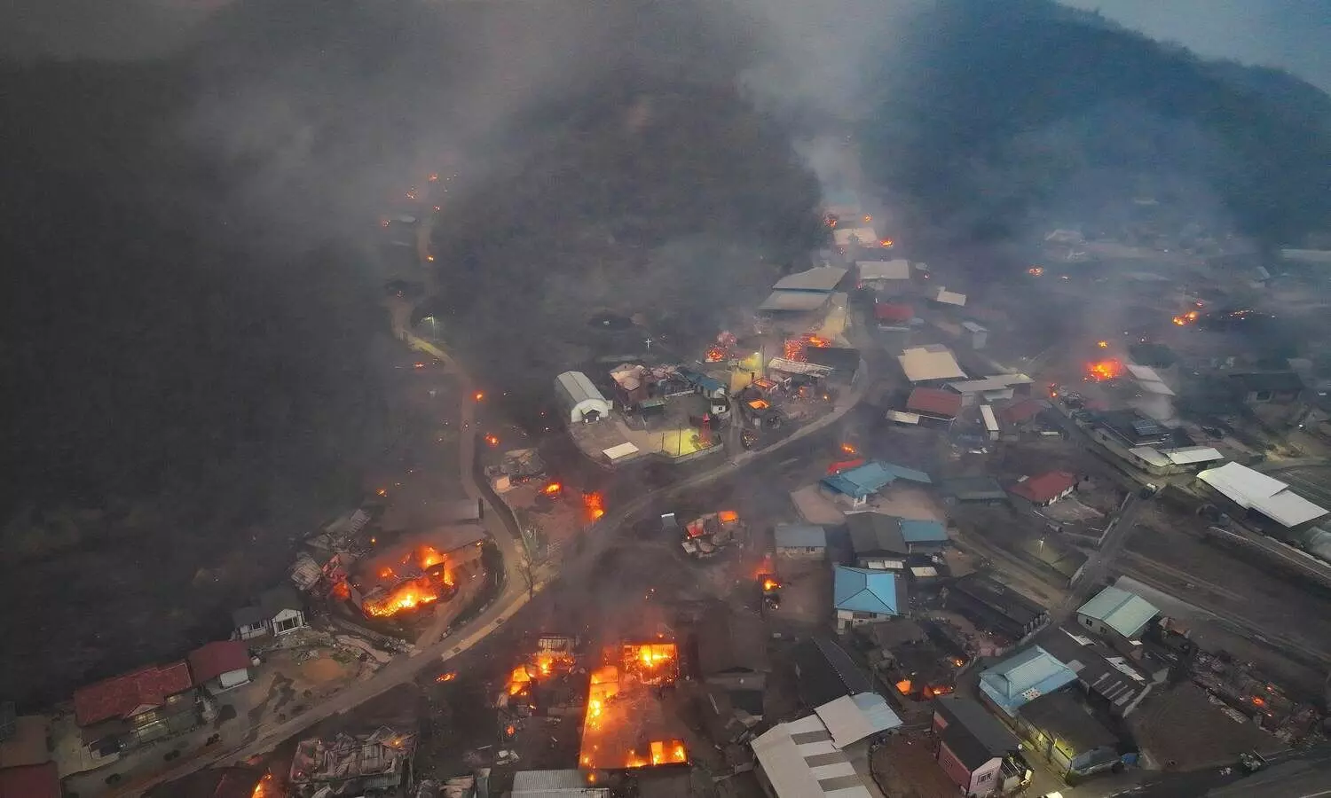 Wildfires ravage southern South Korea, killing 24 people and forcing 27,000 to evacuate