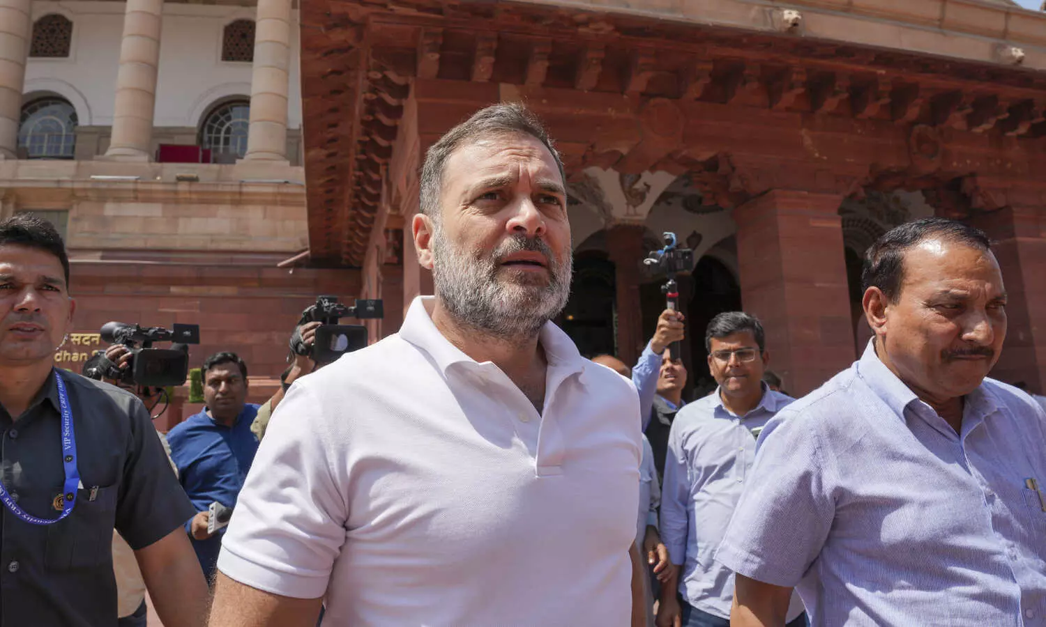 Lok Sabha being run in undemocratic manner: Rahul Gandhi