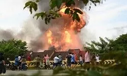 Gas pipeline explosion in Malaysia sparks massive fire, injures over 100, damages 49 houses