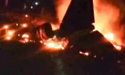 IAF fighter jet on training mission crashes in Jamnagar; pilot ejects safely, another missing