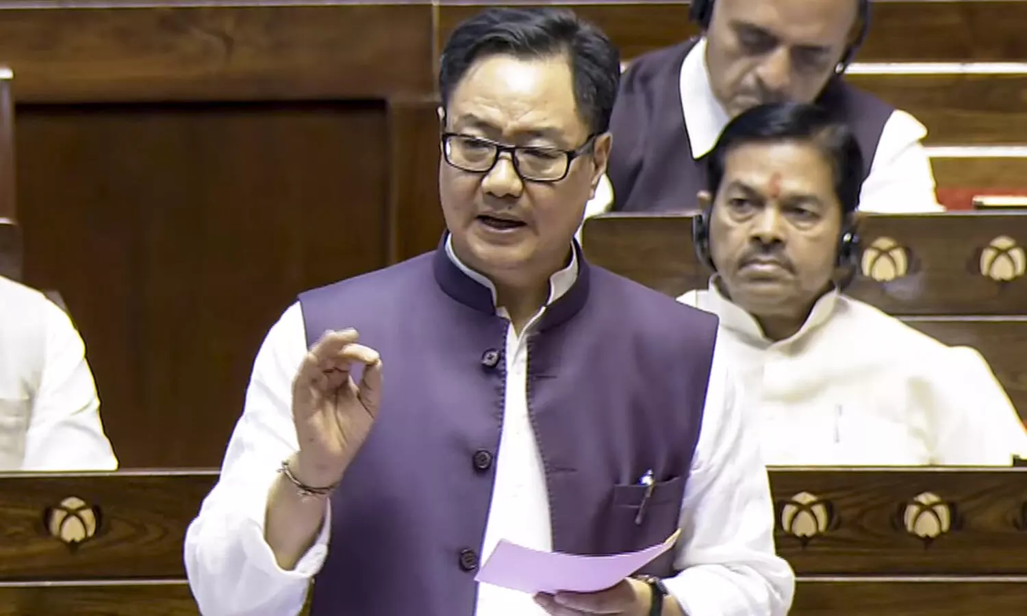 Govt tables Waqf bill in Rajya Sabha; wont snatch Muslims rights, says Rijiju