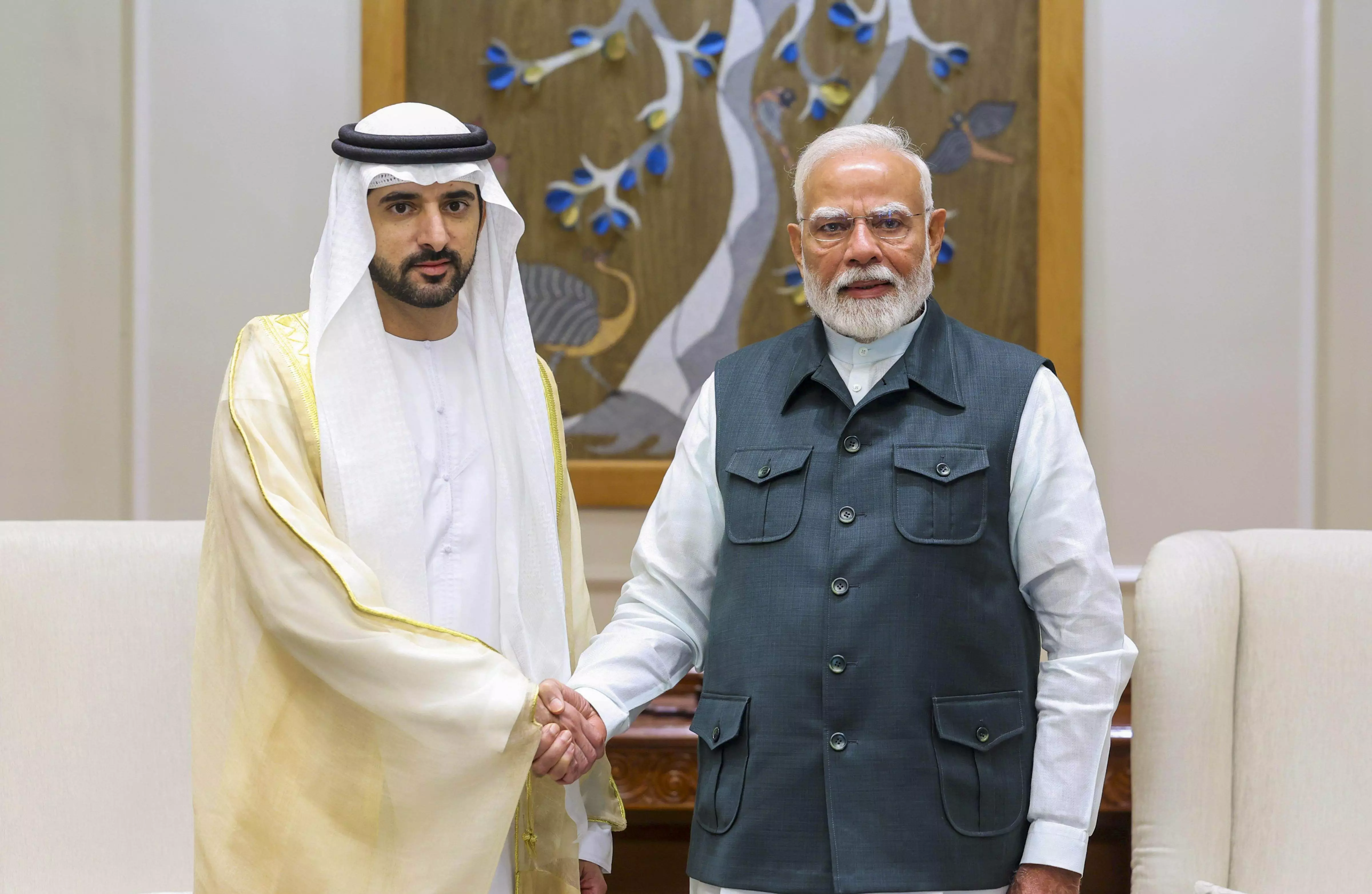 Our conversations reaffirmed strength of UAE–India ties: Crown Prince of Dubai after meeting PM Modi Our conversations reaffirmed strength of UAE–India ties: Crown Prince of Dubai after meeting PM Modi