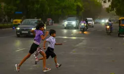 Cloudy sky, light drizzle bring relief to Delhiites amid heatwave